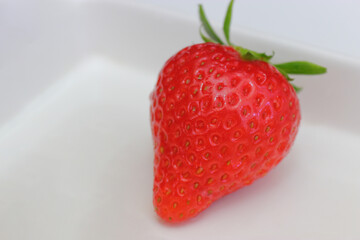 봄에 맛볼수 있는 제철과일, 맛있게 잘익은 딸기