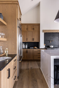 modern kitchen interior