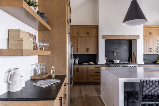 modern kitchen interior