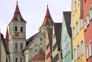 Fototapeta na wymiar Altstadt Ellwangen (Jagst), Baden-Württemberg