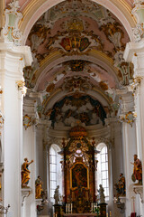 Innenansicht der Basilika St. Vitus (Ellwangen)