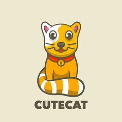 Cat cute cartoon