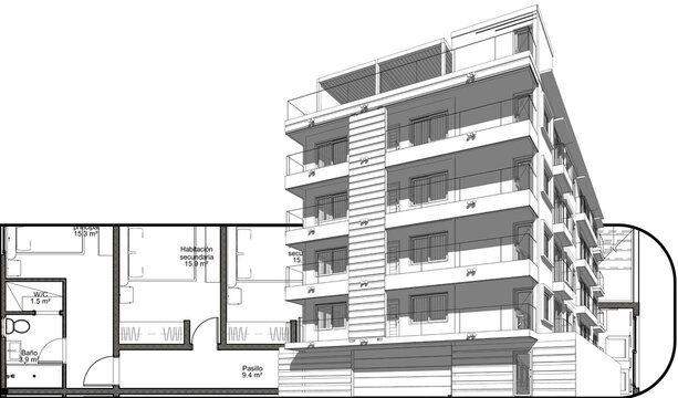 Urban Living in Style: Four-Level Home, Contemporary Architecture, Exterior Facade, Single Family Residence