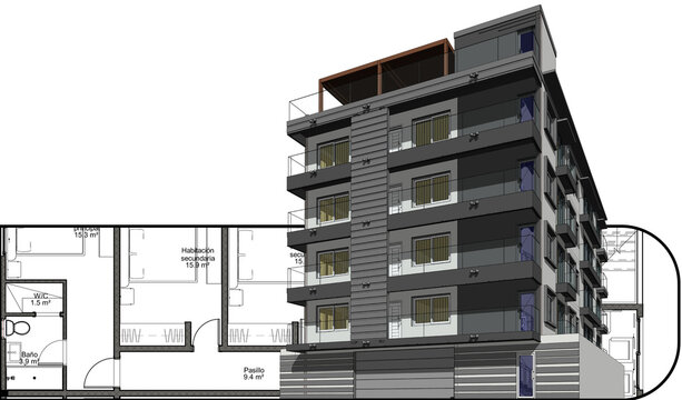 Contemporary Four-Level Home, Elegant Exterior Design, Urban Residential Architecture, Family Living