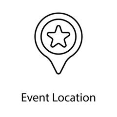 Event Location icon. Suitable for Web Page, Mobile App, UI, UX and GUI design