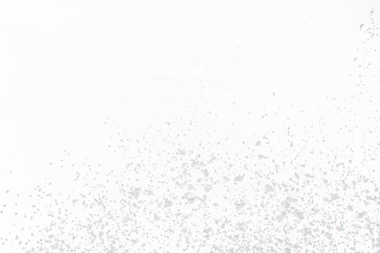 Photo image of falling down snow, heavy big small size snows. Freeze shot on black background isolated overlay. Fluffy White snowflakes splash cloud in mid air. Real Snow high speed shutter