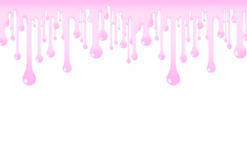 ピンク 液体 垂れる