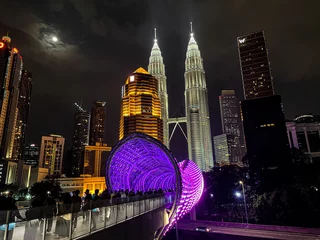 Türaufkleber view of the city Kuala Lumpur  © Lebbi's Journey