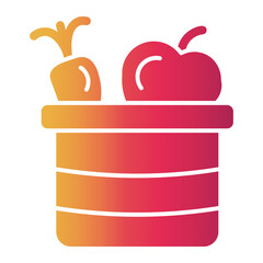 vegetable basket icon