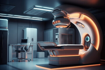 radiation therapy machine oncology care generative ai - obrazy, fototapety, plakaty