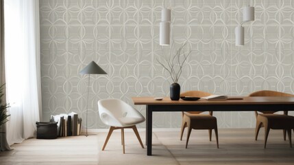 Clean and simple design wallpaper for modern interiors