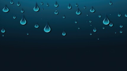 Minimalistic illustration of water drops wallpaper