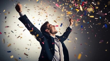 Success and achievement concept