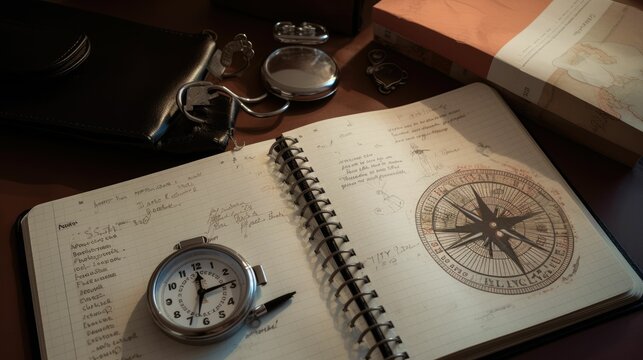 A notebook to manage your time and schedule