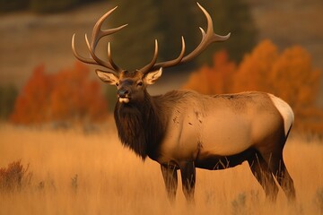 elk in the wild