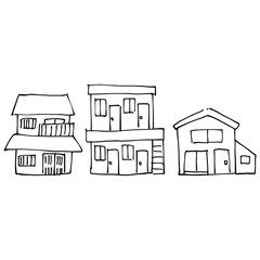 街にある家セット