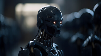 Fototapeta premium artificial intelligence awakens