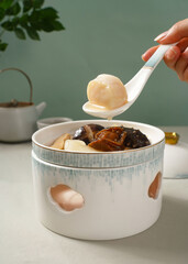 Buddha Jumping Over the Wall,Fotiaoqiang,Steamed Assorted Meats in Chinese Casserole,Fujian Famous Dishes,Chinese Food