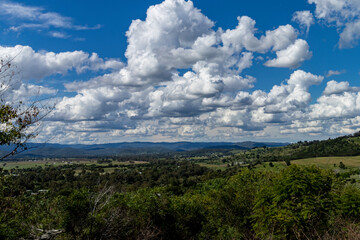 landscape with clouds