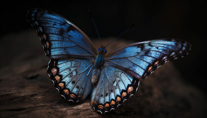 Fototapeta na wymiar Vibrant wings of delicate lepidoptera in nature generated by AI