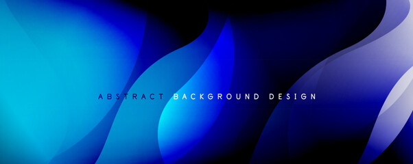 Trendy simple fluid color gradient abstract background with dynamic wave line effect. Vector Illustration For Wallpaper, Banner, Background, Card, Book Illustration, landing page