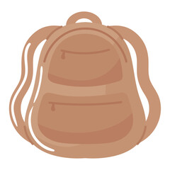 Backpack icon illustration isolated on vector background