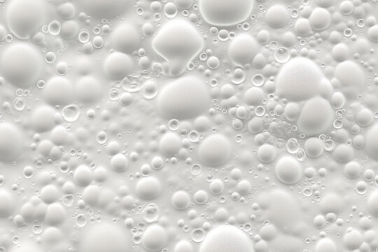 White soapy foam texture. generative ai. © Strabiliante