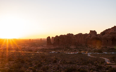 Sunset Over Arches 
