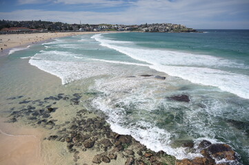 A wave view of the beach in Australia