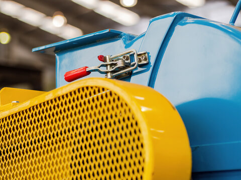 Close-up of hammer mill
