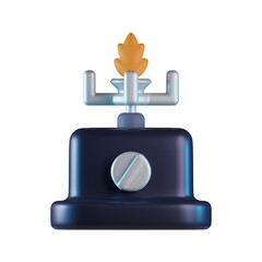 Camping Stove 3D Icon