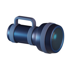 Handheld Flashlight 3D Icon © impro-studio