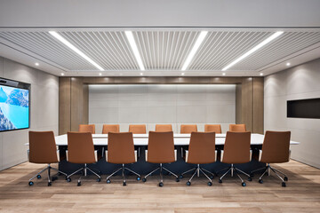 interior of a modern office room