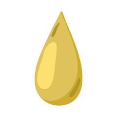 yellow drop of olive oil