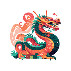 Chinese dragon symbolizes prosperity