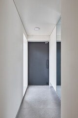 Inside the front door of a modern house