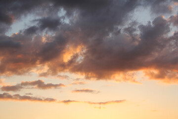 Fototapeta premium cloud and vanilla sky background.