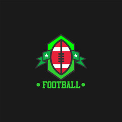 Modern professional logo for a football league