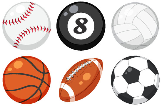 Sport Objects Vector Set