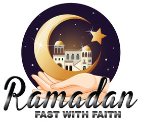 Ramadan Kareem Poster Vector