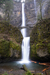 waterfall in the mountains
