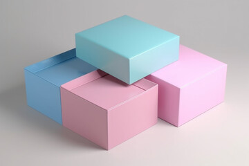 Fototapeta premium pastel box
