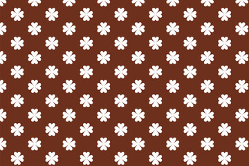 abstract seamless monochrome polka dot pattern with brown bg.