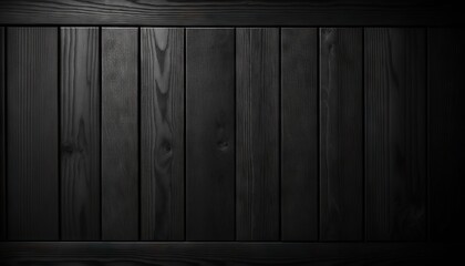 Black wood, background texture. Dark wooden surface. Generative AI