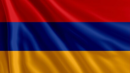 Armenia flag, the close-up flag of Armenia 