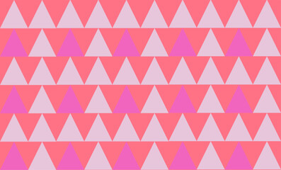 seamless pattern with triangles, Pink triangle pattern repeat seamless style, replete image design for fabric printing 