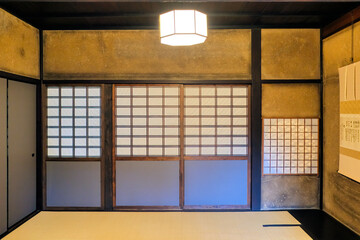 京都、大徳寺黄梅院の寺院内部