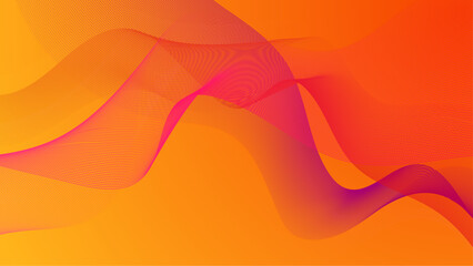 Abstract purple and orange geometric shapes vector technology background, for design brochure, website, flyer. Geometric 3d shapes wallpaper for poster, certificate, presentation, landing page