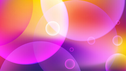 Minimal geometric purple and orange geometric shapes light technology background abstract design. Vector illustration abstract graphic design pattern presentation background web template.