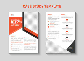 Creative and modern case study template design